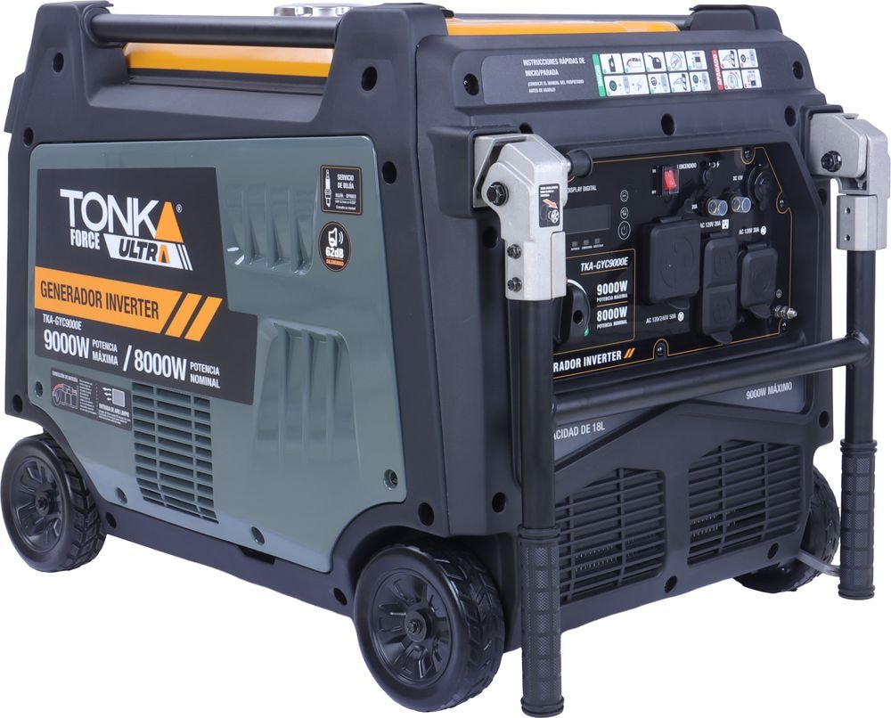 Generador inverter 9,000w, 350cc, 120/240v, carcaza cerrada, encendido electrico Tonka Ultra TKA-GYC9000E – vista 5