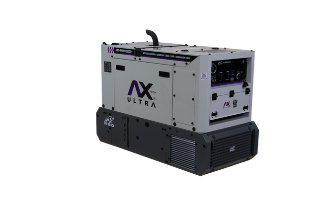 Motosoldadora a Gasolina Inverter 120/240, Dual Voltaje, 10-260 amp, Encendido Electrico, AXT-RHINO260CD