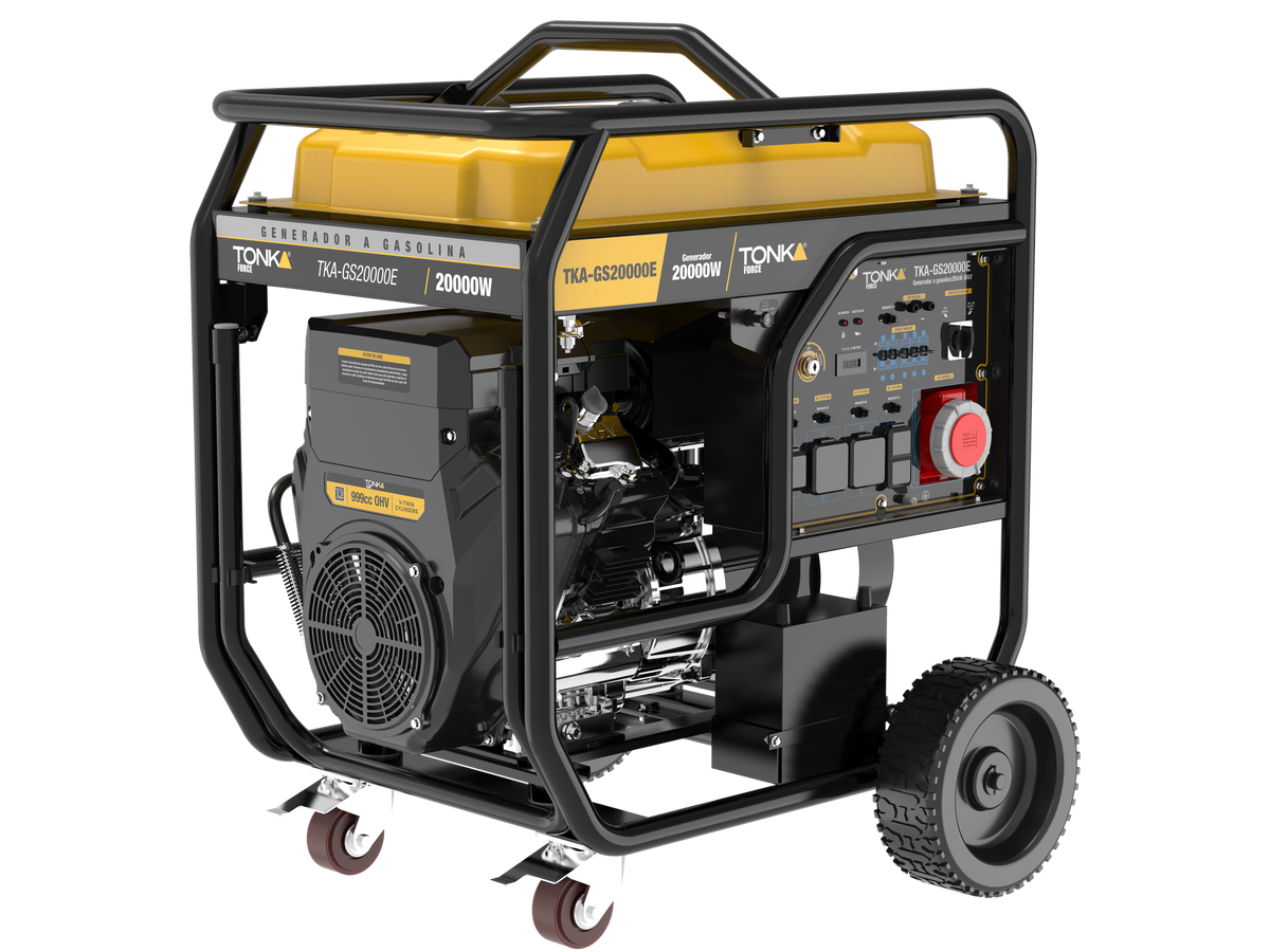 Generador 20000 W 28 HP 127/220V monofásico y trifásico Tonka TKA-GS20000E