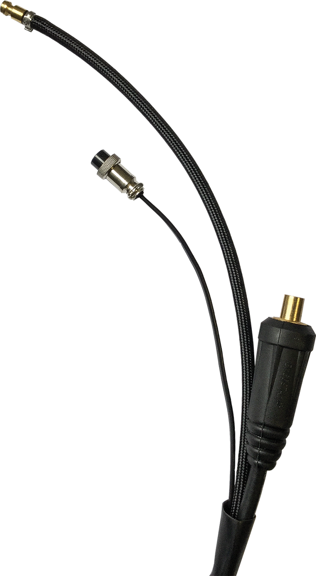 Antorcha TIG cuello flexible con conector rápido, uso general 4.5 mts, 2 pines AxTech AXT-WP26HFCR – vista 4