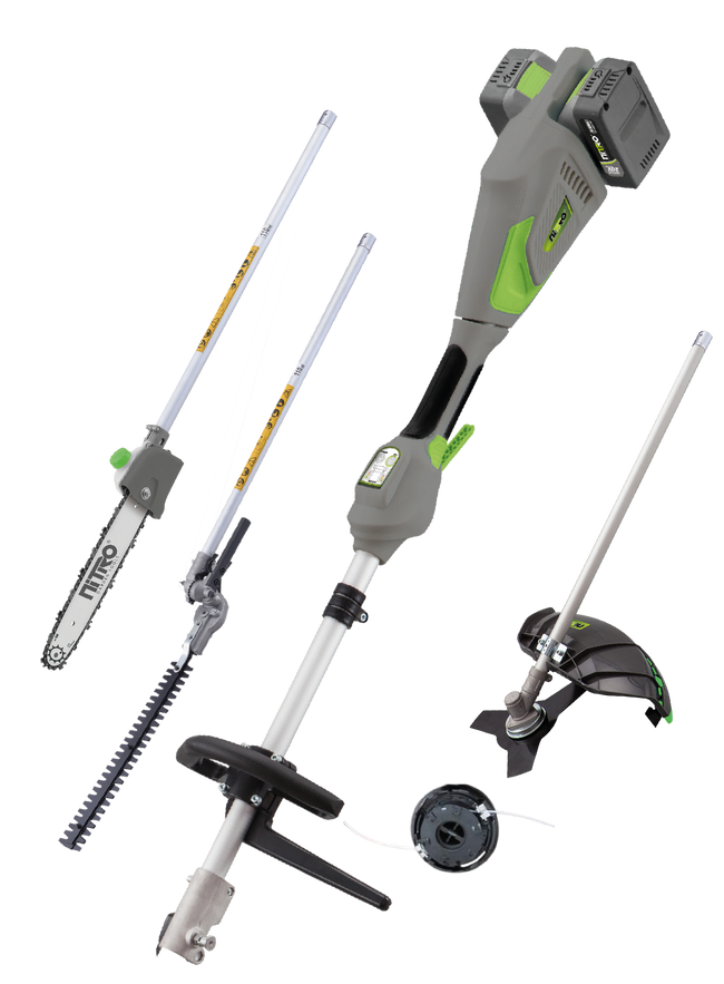 DESBROZADORA MULTIHERRAMIENTA 2 BATERIAS 20V 4.0Ah – vista 9