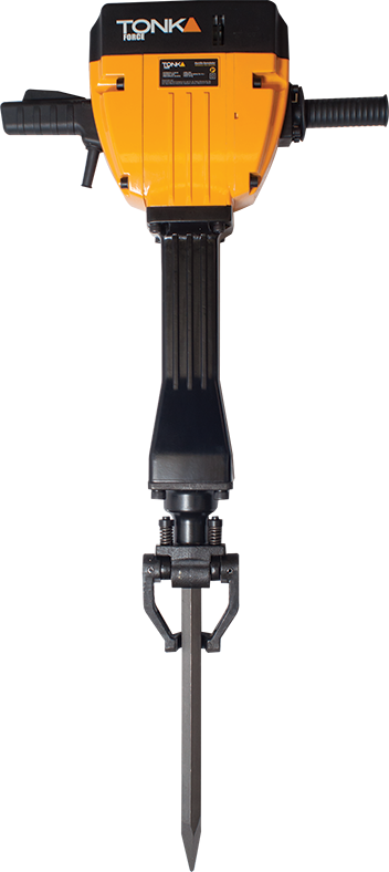 Martillo Demoledor 120V, 50/60Hz 30Kgs, 75 Jules, con Trolley Y 2 Puntas Tonka TKA-REG90B