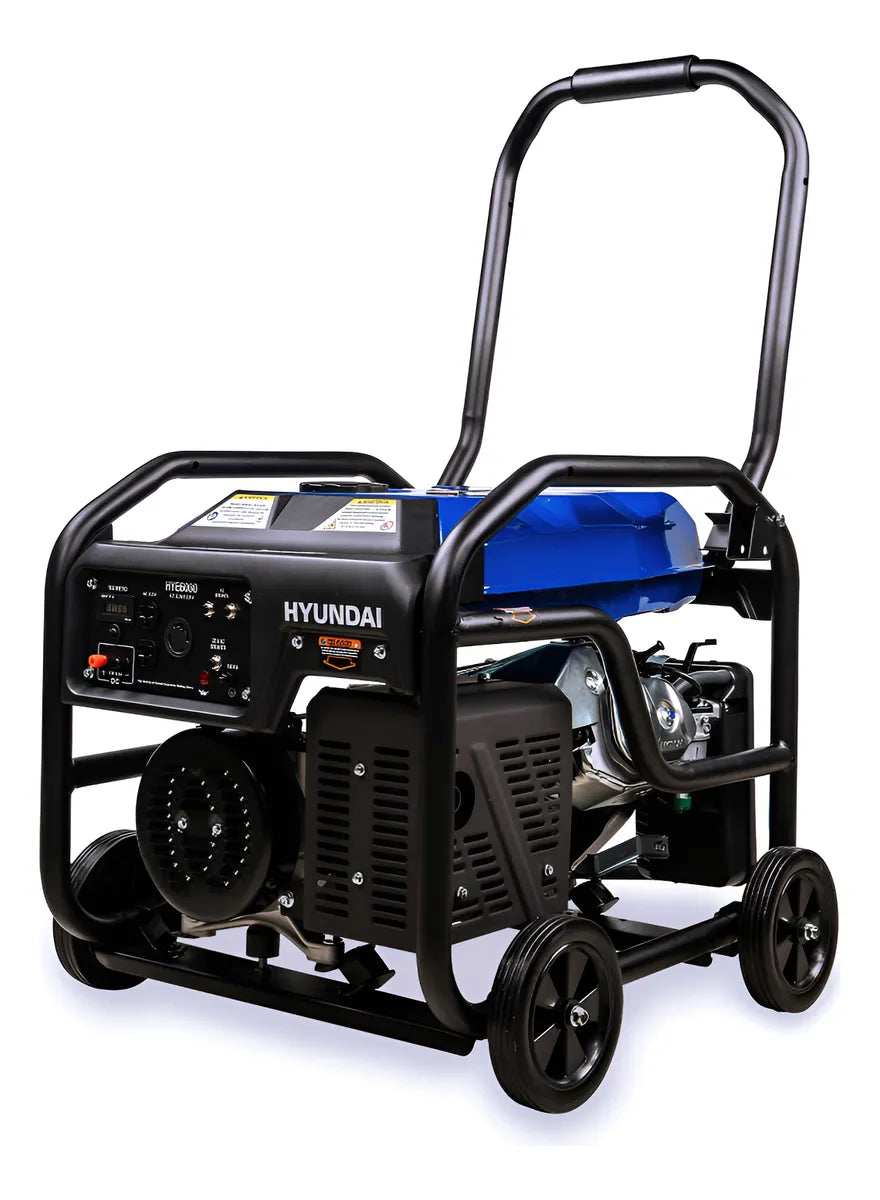 Generador Hyundai 6000W C/Motor 13.1 HP 110/220v HYE6000