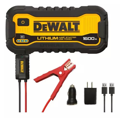 Arrancador De Batería 1600 Amp. Banco De Energía Usb Dewalt DXAELJ16