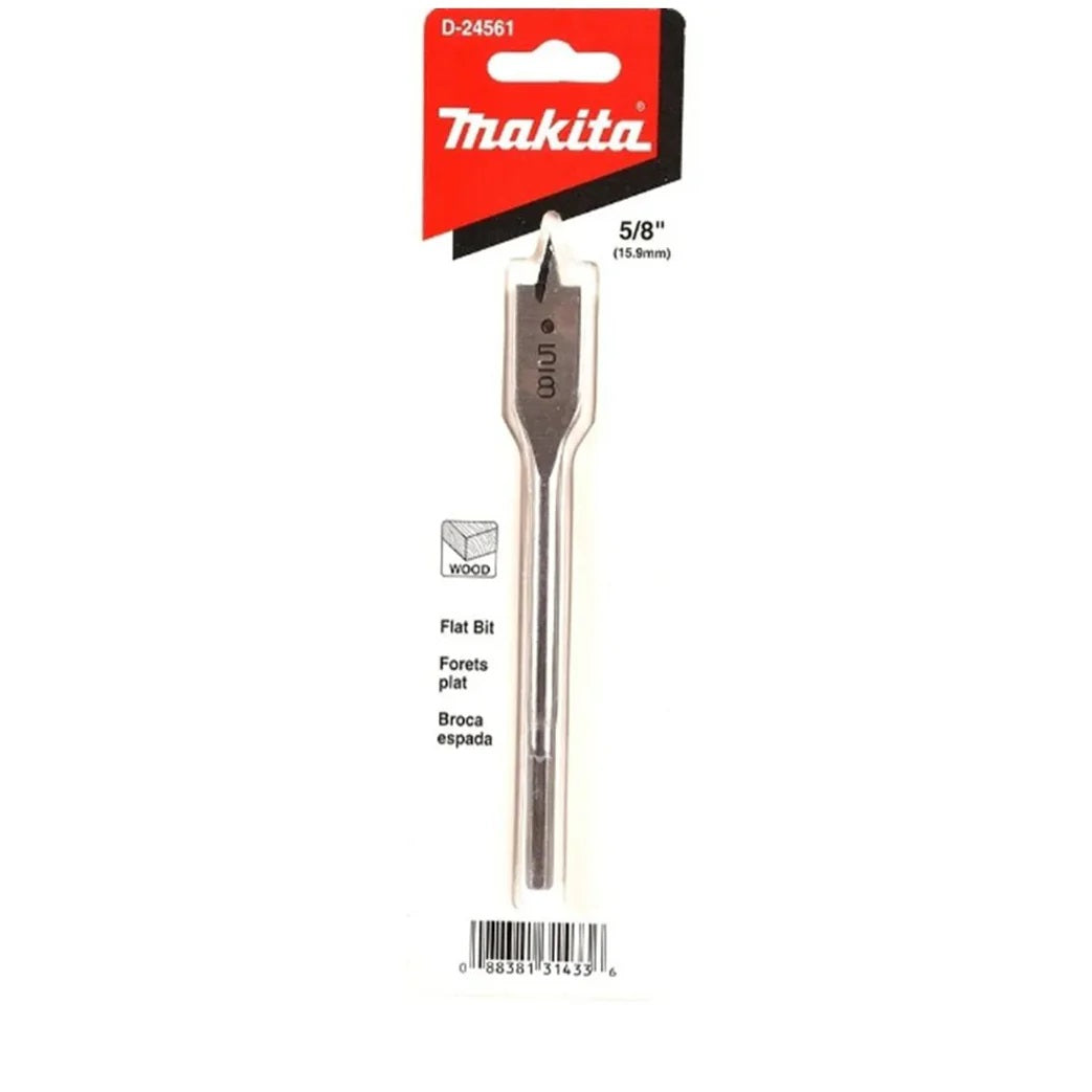 Broca Plana Para Madera 5/8" x 6" Makita D-24561