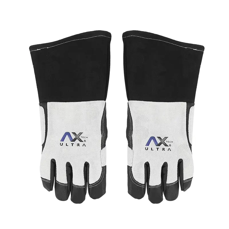 Guante Para Soldadura MMA/MIG Con Refuerzo De Serraje Ax tech AXT-GP045-EM