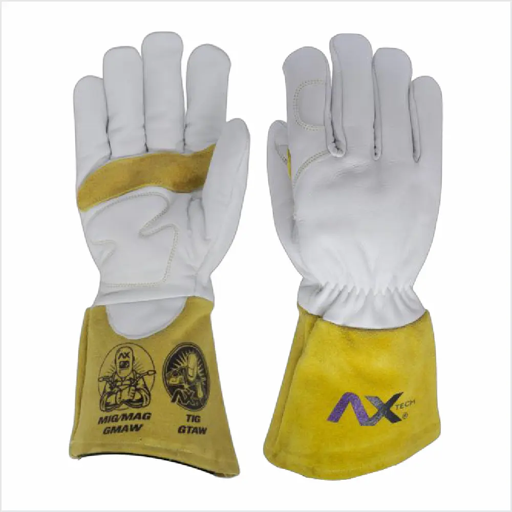 Guante Para Soldadura MIG/TIG Reforzado Con Palma Acolchada Ax Tech AXT-GP6040-MT