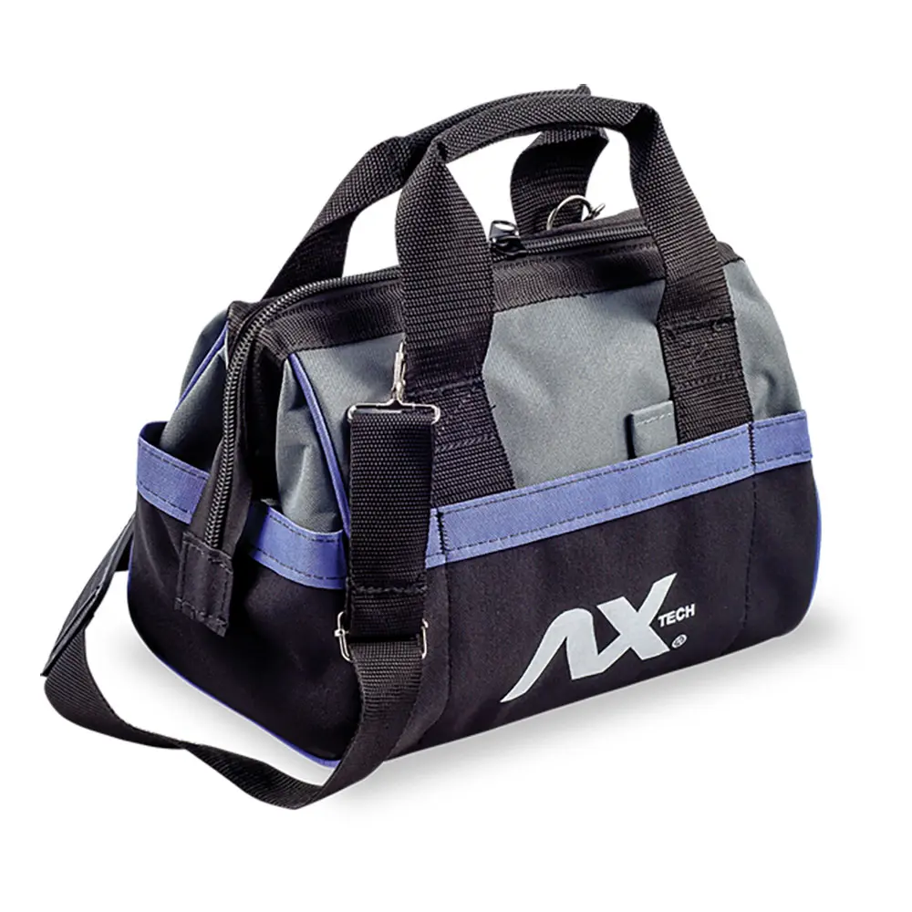 Maleta Poliester Para Herramientas 12" Con Correa Al Hombre Y 10 Paquete Externo Ax Tech AXT-MH12