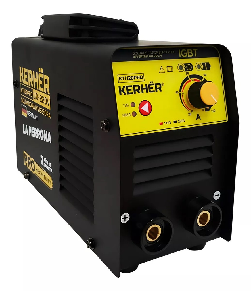 Soldadora Inversor MMA 120A 110/220v KERHËR KTI120PRO