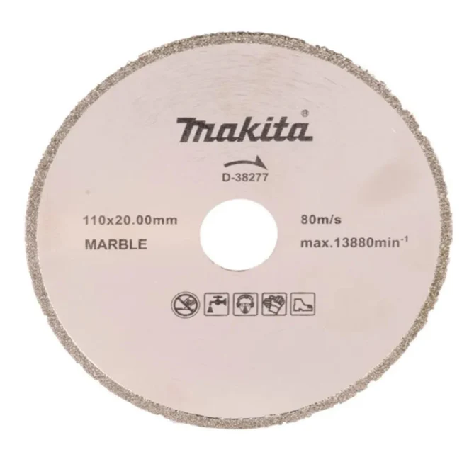 Disco de Diamante Rin Continuo de 4-3/8” para Corte de Mármol Makita D-38277