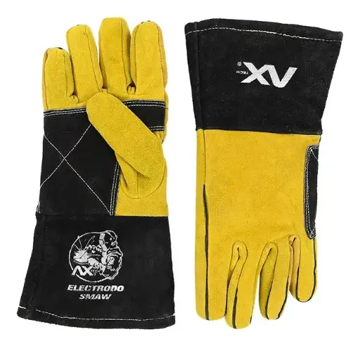 [AXT-GP6052-E] Guante Para Soldadura MMA Piel DE Serraje De Primera Calidad AXT-GP6052-E
