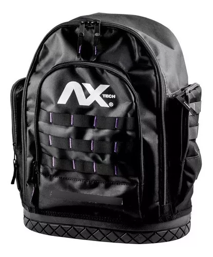 [AXT-BP500] Mochila Poliester Para Herramientas Con Base De Hule Y Respaldo Acolchado Ax Tech AXT-BP500