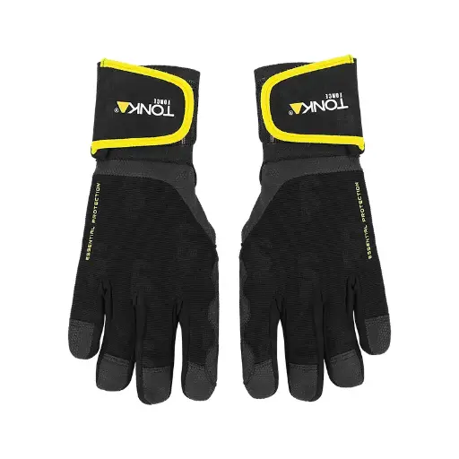 [TKA-GCIV4002] Guante De Cuero Anti-Vibración Con Acolchado EVA GEL Tonka TKA-GCIV4002