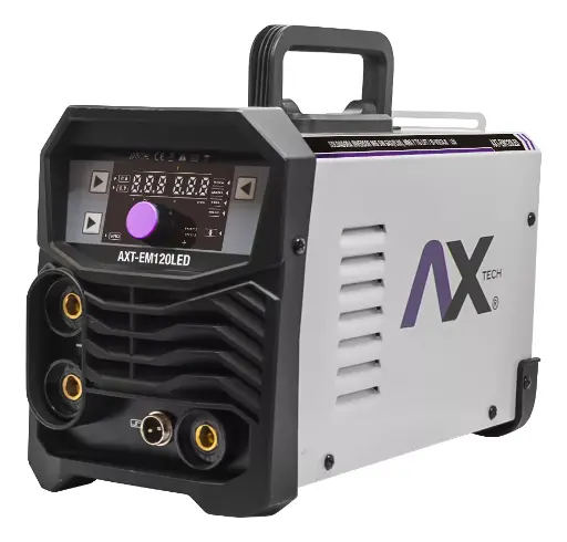 [AXT-EM120LED] Soldadora Inversor Microalambre 1 Kg / Electrodo Y TIG LIFT 120A, BI Voltaje Ax Tech AXT-EM120LED