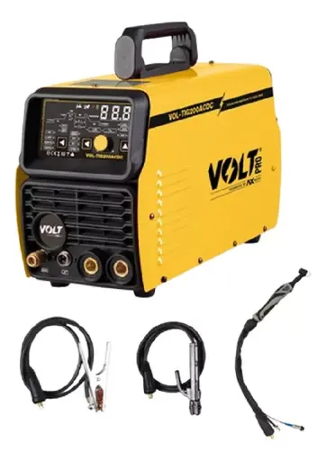 [VOL-TIG200ACDC] Soldadora Inversor Multiprocesos MMA Y TIG AC/DC; 110/220 Pantalla LED VOLT VOL-TIG200ACDC