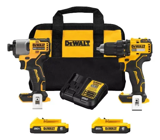 [DCK227D2] Kit Taladro Y Destornillador De Impacto Dewalt 20v Dck227d2