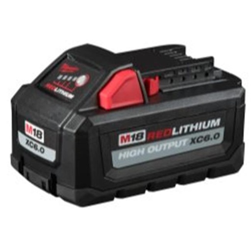 [48-11-1862] Milwaukee 48-11-1862 M18 Redlithium High Output XC6.0 Battery Pack