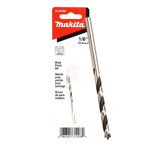 [D-23189] Broca P/Madera 1/8" x 2-3/4" D-23189