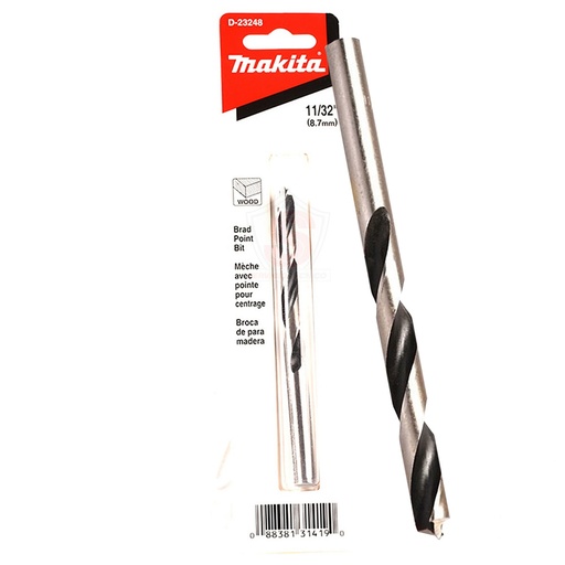 [D-23248] Broca P/Madera 11/32" x 4-3/4" Makita D-23248