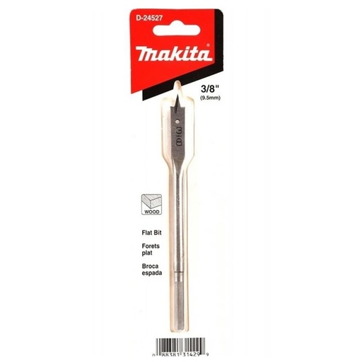 [D-24527] Broca Plana Para Madera 3/8" x 6" Makita D-24527