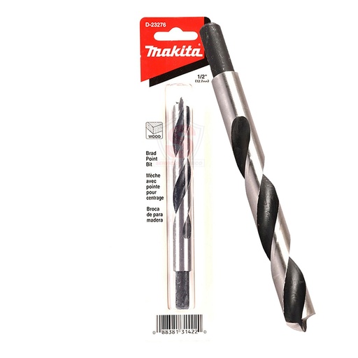 [D-23276] Broca P/Madera 1/2" X 6-5/8" Makita D-23276 