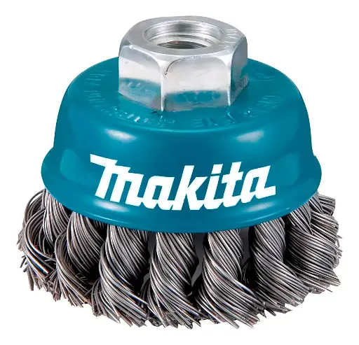 [D-55186] Carda Copa de Alambre Trenzado 2-1/2" -5/8" Makita D-55186 
