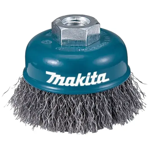 [D-55310] Carda Copa de Alambre Ondulado 4" 5/8" 
Makita D-55310 