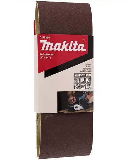 [D-59396] Juego de 3 Piezas De Lijas de Banda G-150 Para 9404 4" X 24" Makita D-59396 