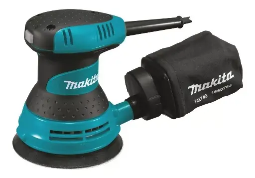 [BO5030] Lijadora Excéntrica 5" 12,000 opm c/freno bolsa p/polvo incluye lija 300W Makita BO5030
