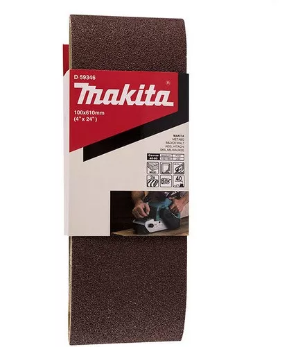 [D-59374] Juego de 3 Piezas De Lijas de Banda G-100 Para 9404 4" X 24" Makita D-59374