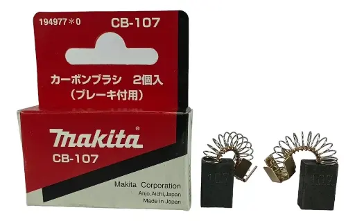 [194977-0] Juego De Carbones CB-107 P/3606 (ANTES 191904-8) Makita 194977-0