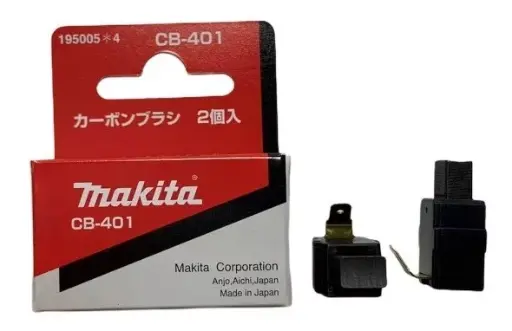 [195005-4] Juego De Carbones CB-401 110V P/6302H (ANTES 191910-3) Makita 195005-4