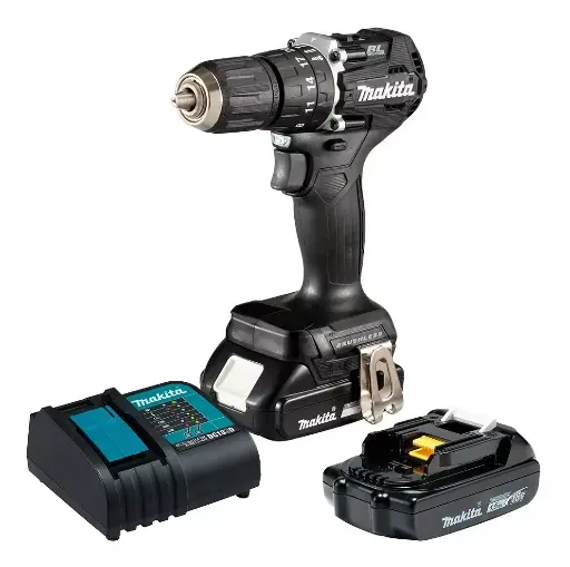 [DHP487YX2B] Taladro Percutor Atornillador Inalámbrico De 13mm Makita DHP487YX2B 18V