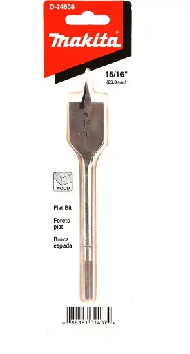 [D-24608] Broca Plana 15/16" X 6" Makita D-24608