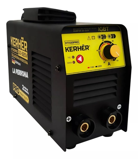 [KTI120PRO] Soldadora Inversor MMA 120A 110/220v KERHËR KTI120PRO