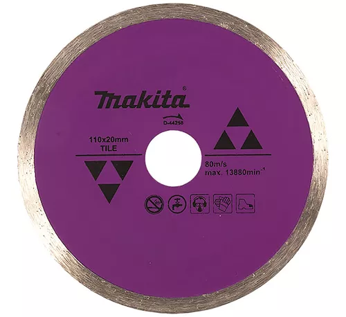 [D-44258] Disco Diamante Rin Continuo 4 3/8 P/azulejo Makita D-44258 