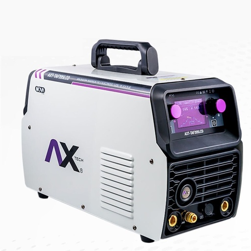 [AXT-TAF205LCD] Soldadora Inversor Tig Ac/dc 200a 110v/220v Ax Tech AXT-TAF205LCD