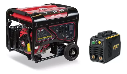 [NIT-G8500E-VOL-AS160BV] Generador Nitro 8,500 Watts + Soldadora Inversor Vol-as160bv