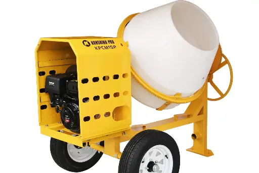 [KPCM1SP-GP390] Revolvedora De Concreto Polietileno 400Litros 1 Saco y Medio Saco Con Motor KOHSHIRO 13Hp GP390