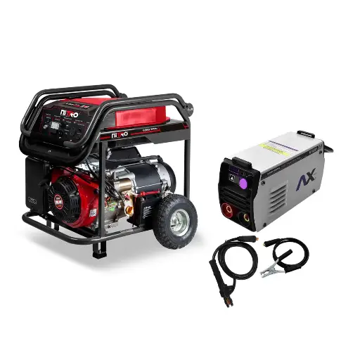 [NIT-G6500E-AXT-140TBV] Generador Nitro 6,500 Watts + Soldadora Inversora Axt-140tbv