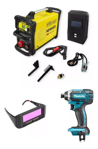 [COMBOKMA200+DTD152Z+LB10] Soldador Kerher Mma 200a Kma200 + Desatornillador Makita 18v + LB10