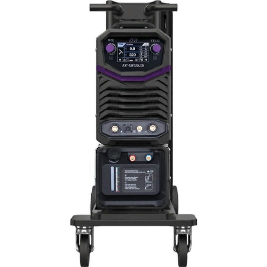 SOLDADORA INVERSOR TIG HF CD/CA Y ELECTRODO BI VOLTAJE 320 A P/ALUMINIO
