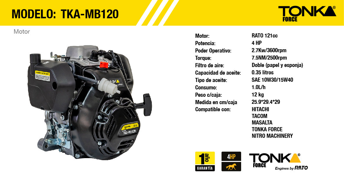 MOTOR TONKA FORCE PARA BAILARINA 4 HP
