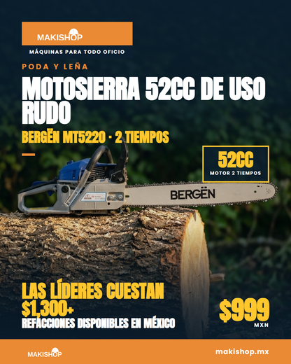 Promo Motosierra MT5220 $999