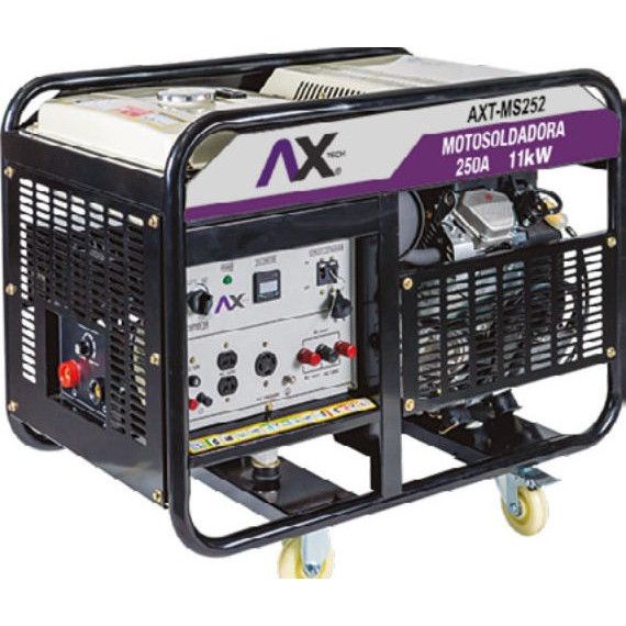 MOTOSOLDADORA A GASOLINA DE 300A, 23HP, 11000W / CA, 220V