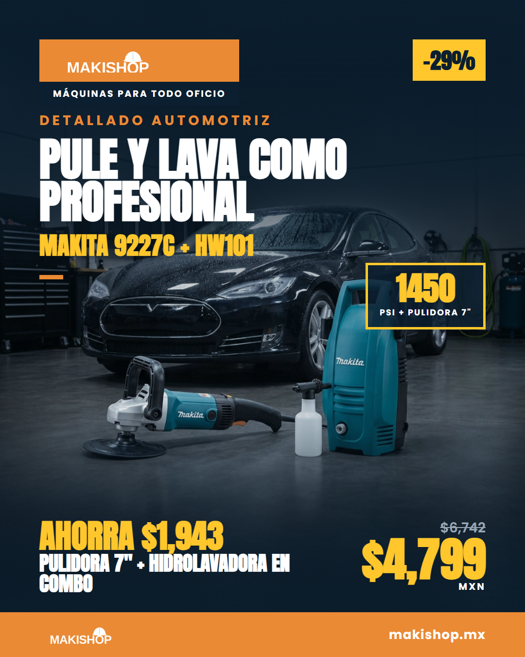 Promo Combo Auto y Patio $4,799
