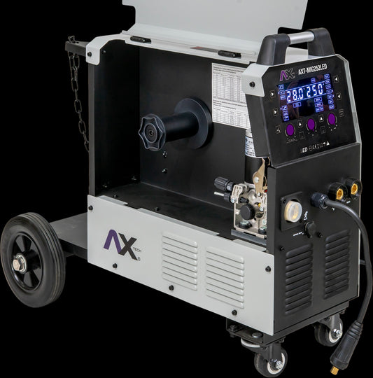 Soldadora Inversor MIG/MAG Electrodo TIG LIFT 250A 220V 2 Fases con Antorcha MIG25 AXT-MIG252LED