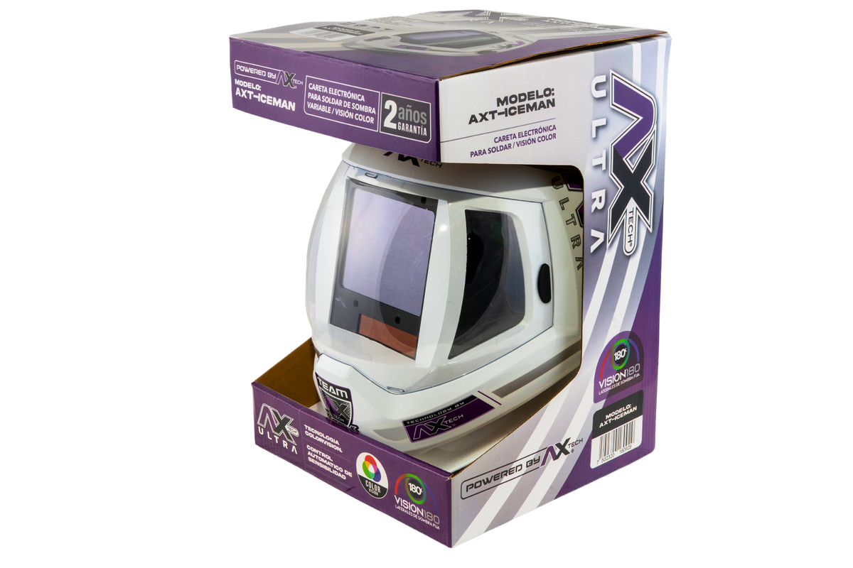CARETA ELECTRÓNICA DE SOMBRA VARIABLE OPTICA 1 / 1 / 1/ 2 PROTECCION DIN16 USO SOLDAR-ESMERILAR y CORTE