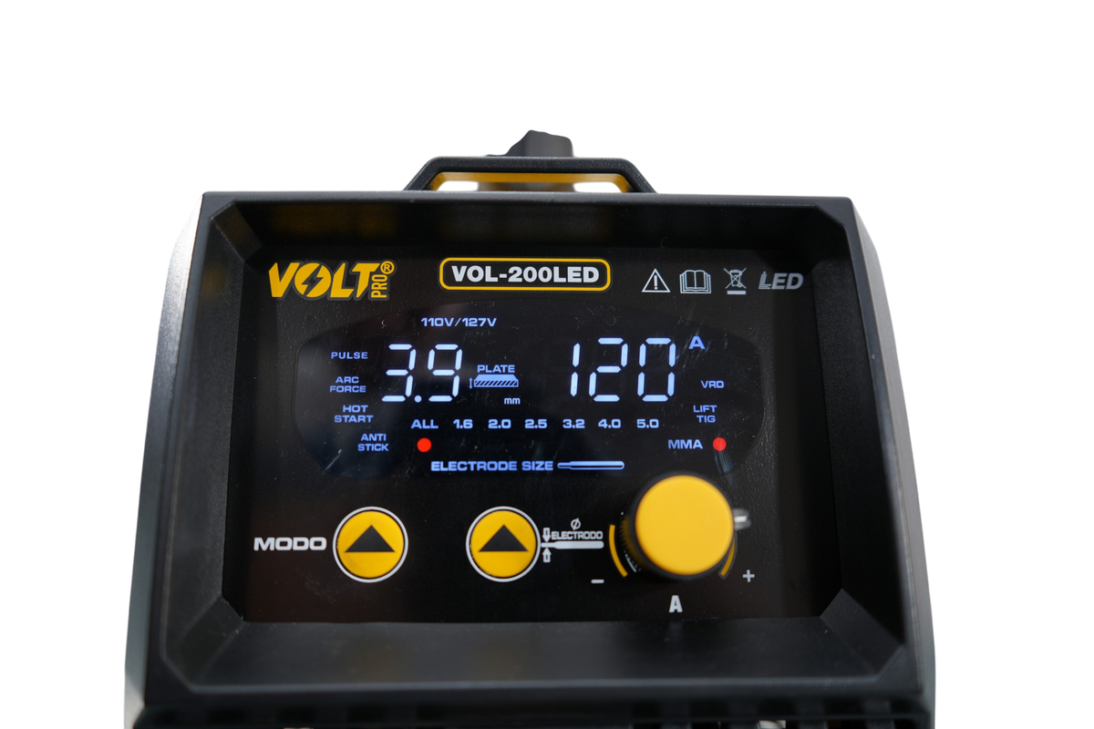 SOLDADORA INVERSORA 200A, BI VOLTAJE 110/220V
