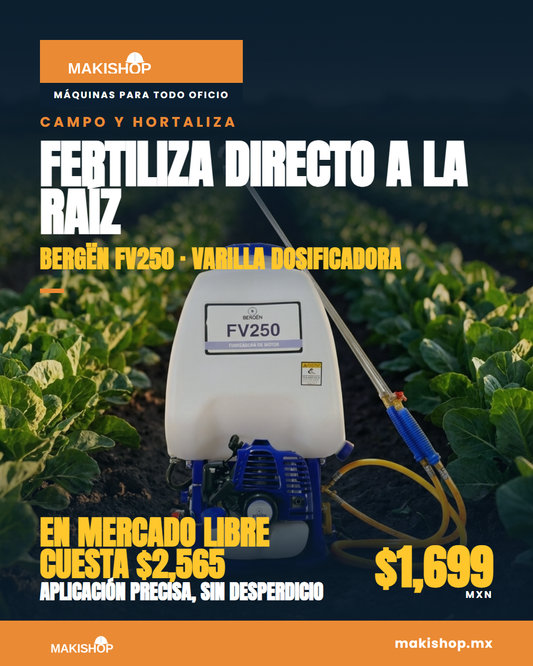 Promo Aspersora FV250 $1,699